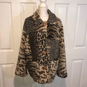 Izzi cheetah fur coat